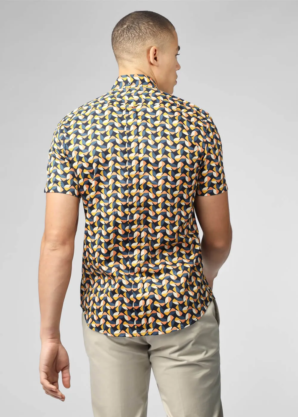 Ben Sherman Bauhaus Shirt Midnight Multi