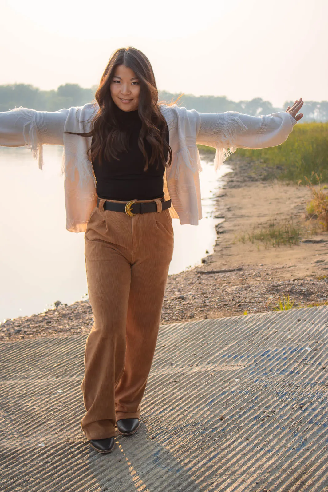 Carrie Fringed Cardigan