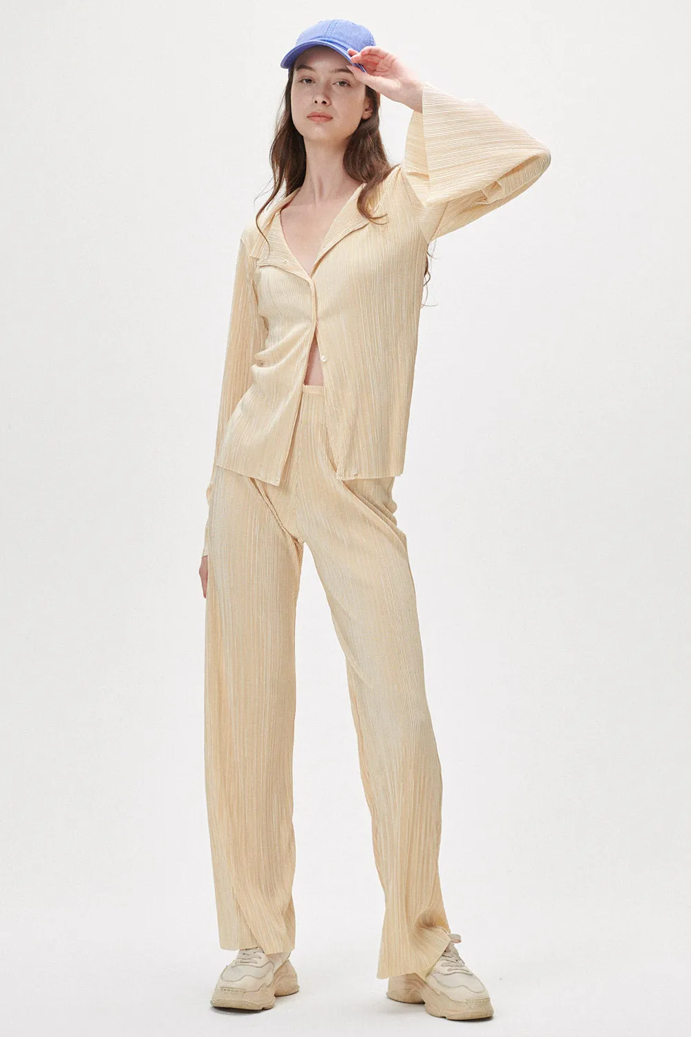 Elena Plisse Shirt