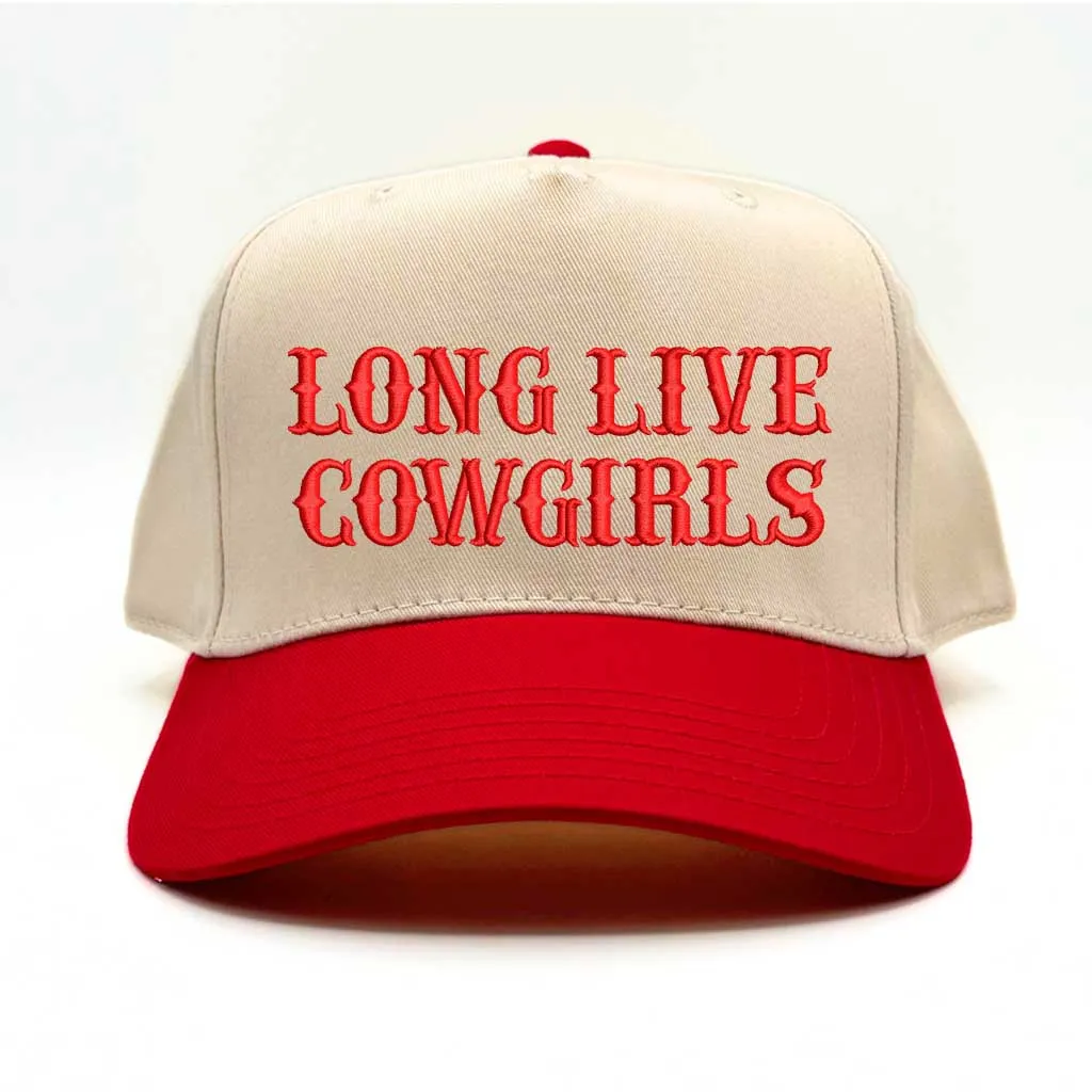 Long Live Cowgirls Embroidered Baseball Hat