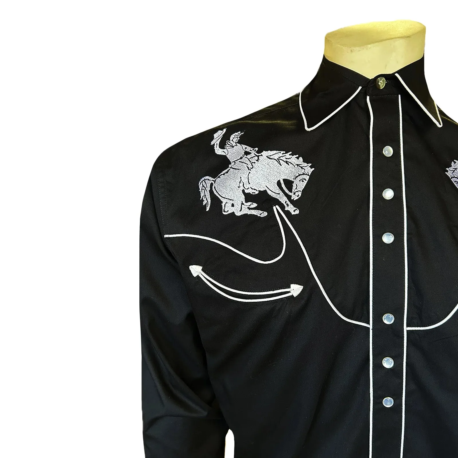 Men's Vintage Western Shirt Collection: Rockmount Bronc Rider