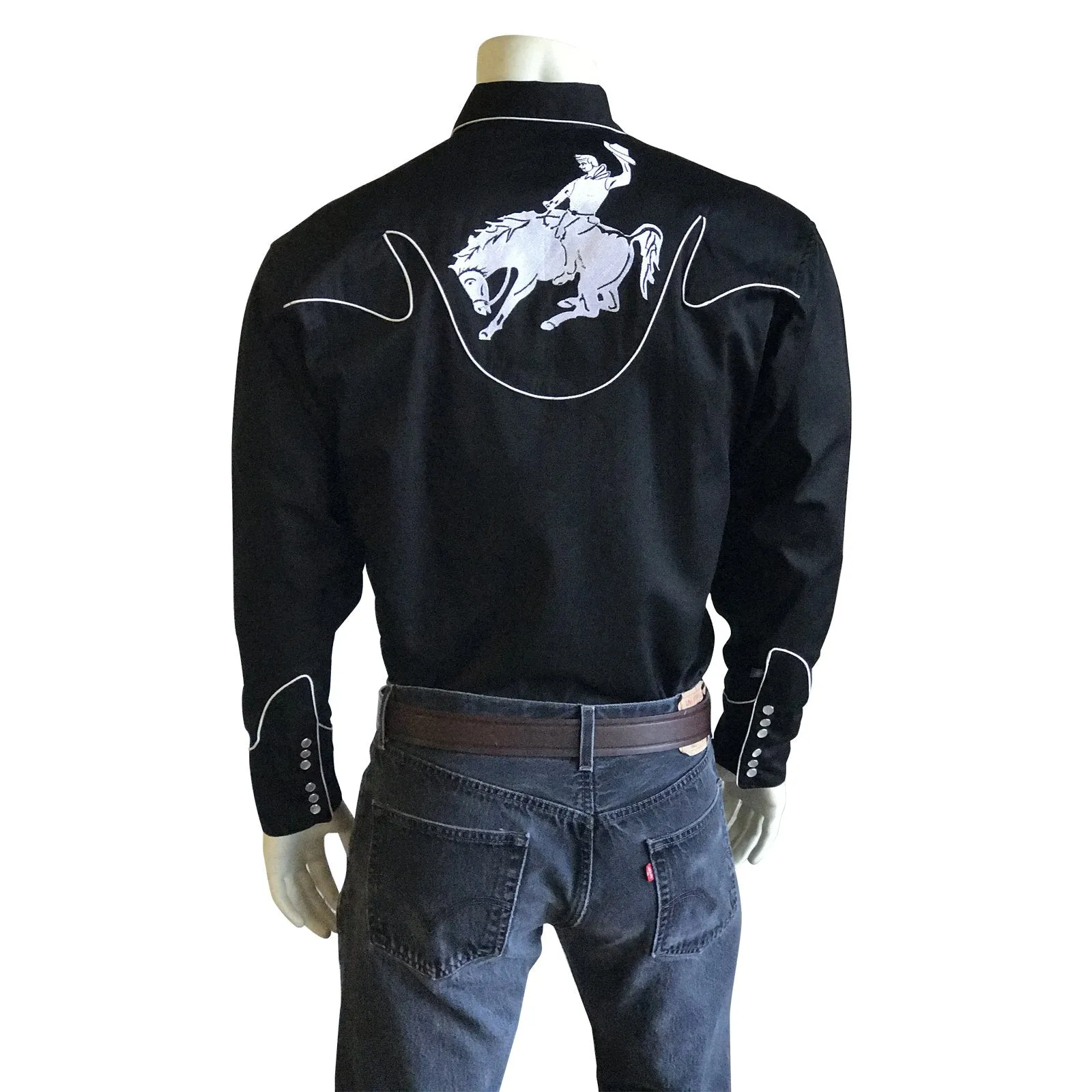 Men's Vintage Western Shirt Collection: Rockmount Bronc Rider