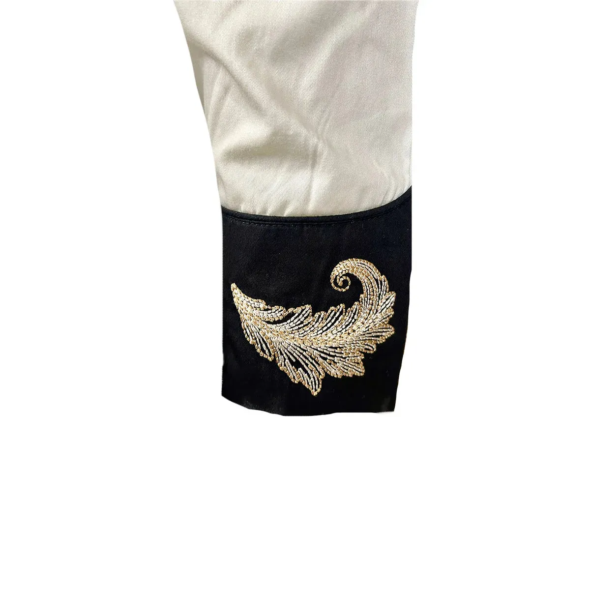 Men's Vintage Western Shirt Collection: Rockmount Fancy Floral on Ivory