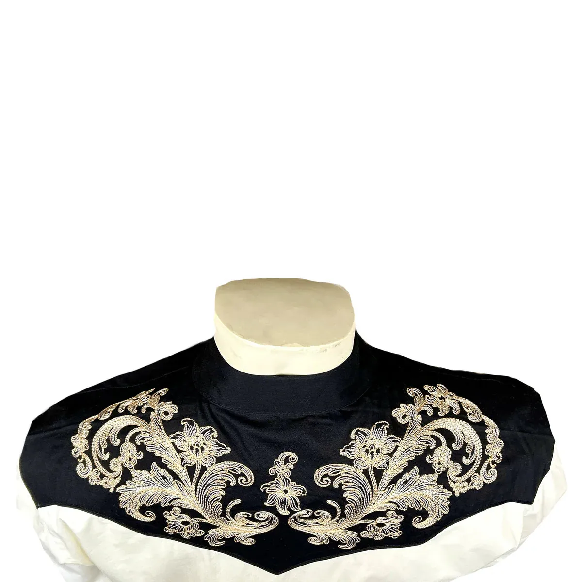 Men's Vintage Western Shirt Collection: Rockmount Fancy Floral on Ivory