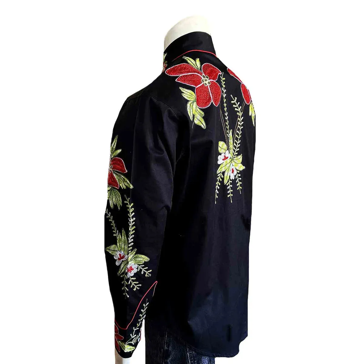 Men's Vintage Western Shirt Collection: Rockmount Hawaiian Hibiscus